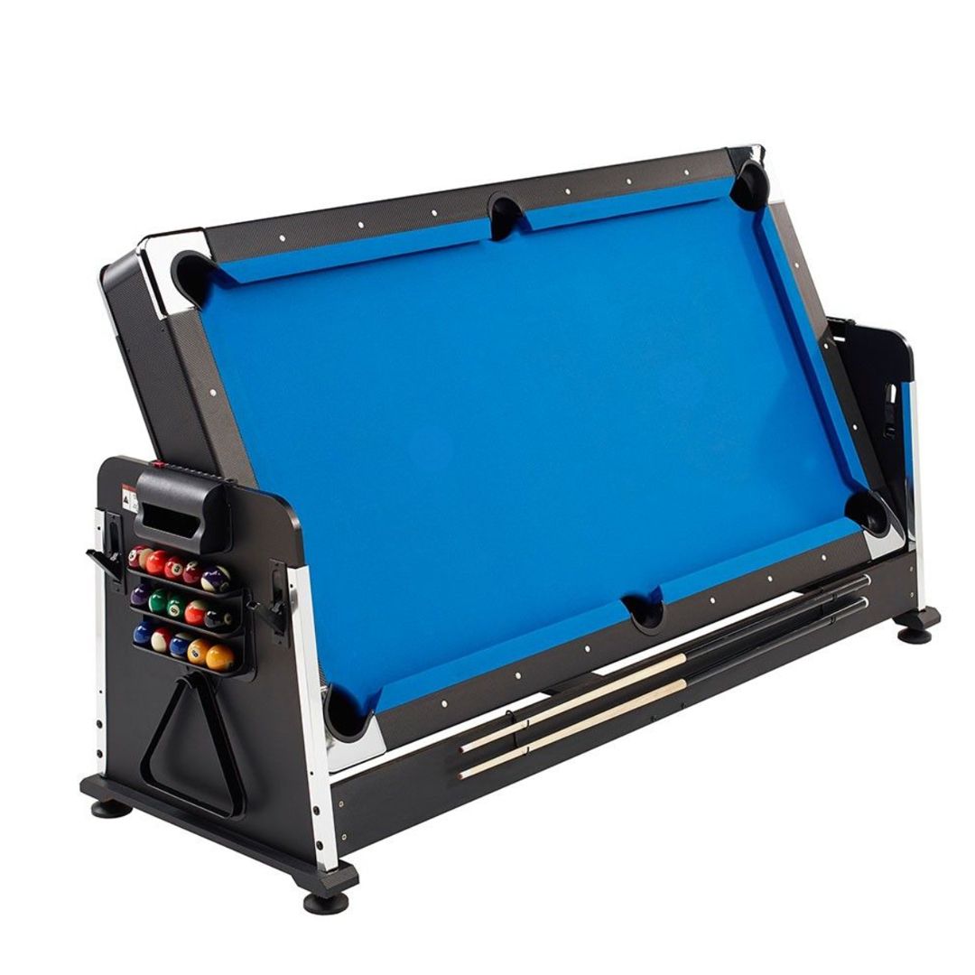 REVOLVE ULTIMATE MULTIGAME TABLE - TÖBBFUNKCIÓS FORGATHATÓ JÁTÉKASZTAL - BILIÁRD-LÉGHOKI-PINGPONG-ÉTKEZŐASZTAL FUNKCIÓKKAL