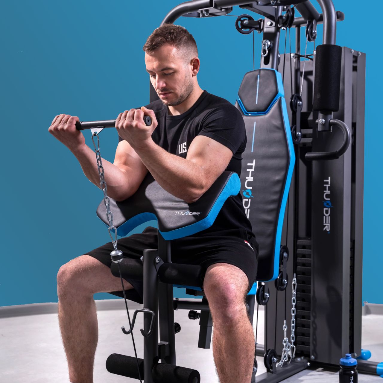 THUNDER - GAIN - OTTHONI MULTIFUNKCIÓS EDZŐTORONY 85 KG LAPSÚLLYAL THUNDER - GAIN - OTTHONI MULTIFUNKCIÓS EDZŐTORONY 85 KG LAPSÚLLYAL