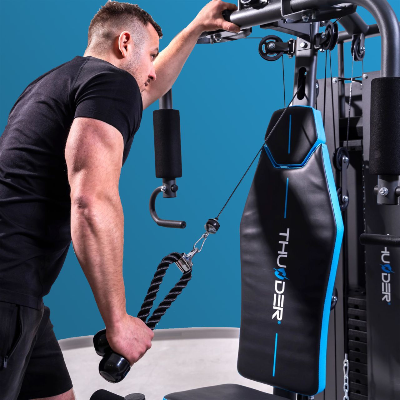 THUNDER - GAIN - OTTHONI MULTIFUNKCIÓS EDZŐTORONY 85 KG LAPSÚLLYAL THUNDER - GAIN - OTTHONI MULTIFUNKCIÓS EDZŐTORONY 85 KG LAPSÚLLYAL