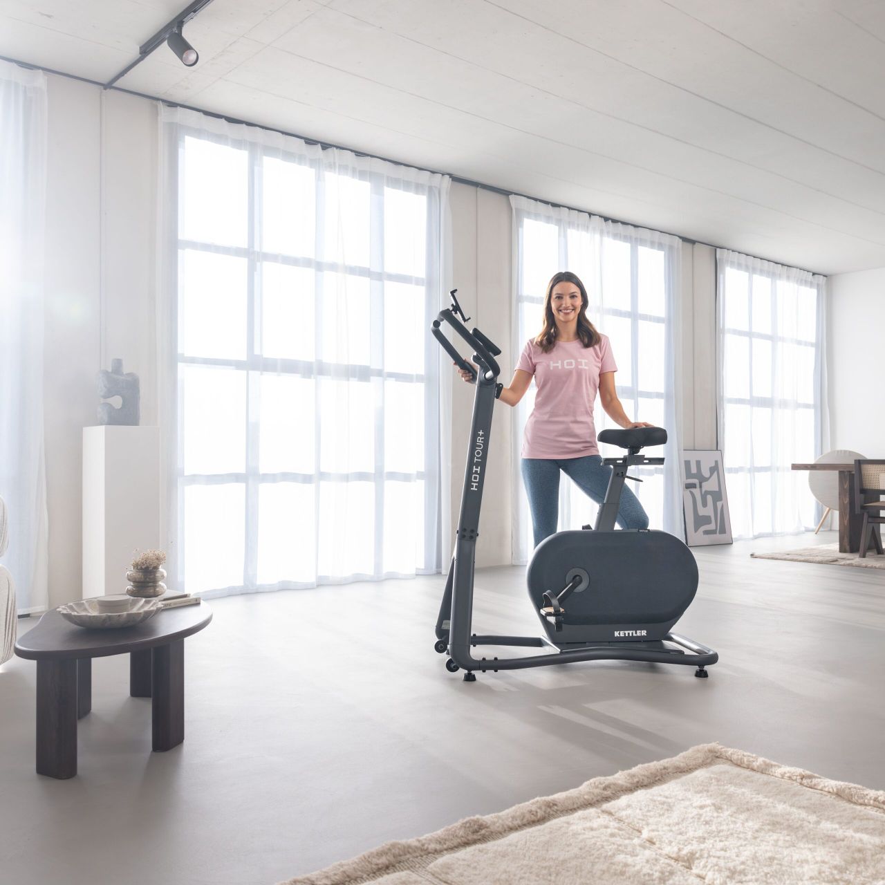 KETTLER - HOI TOUR ERGOMÉTER - 8 KG LENDKERÉK - 150 KG TERHELHETŐSÉG