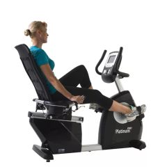 TUNTURI - PLATINUM PROFESSZIONÁLIS HÁTTÁMLÁS ERGOMÉTER - 16 KG LENDÍTŐKERÉK - 165 KG TERHELHETŐSÉG 