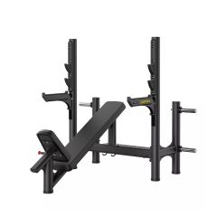 VECTOR FITNESS - PRO DÖNTÖTT FEKVENYOMÓ PAD - BIZTONSÁGI RÚDTARTÓVAL 