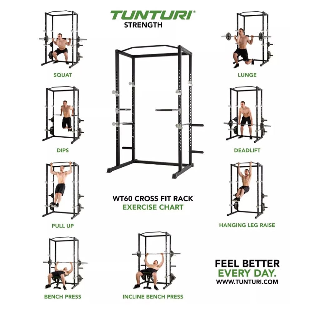 TUNTURI - WT60 CROSS FIT ÁLLVÁNY - 180 KG TERHELHETŐSÉG TUNTURI - WT60 CROSS FIT ÁLLVÁNY - 180 KG TERHELHETŐSÉG