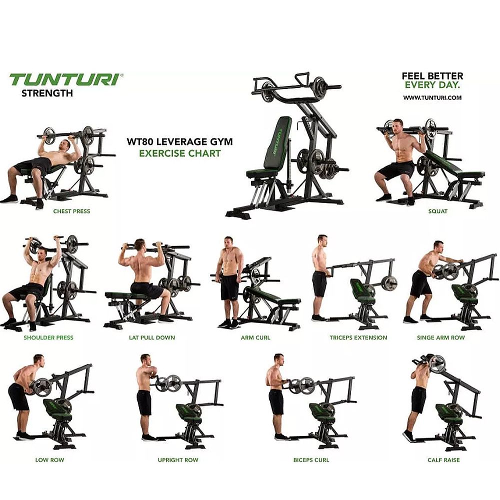 TUNTURI - WT80 TÁRCSASÚLYOS KOMBINÁLT GÉP TUNTURI - WT80 TÁRCSASÚLYOS KOMBINÁLT GÉP