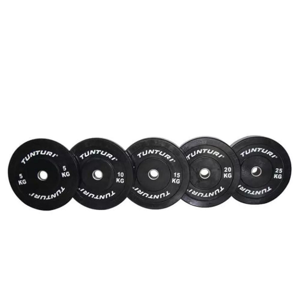 TUNTURI - BUMPER PLATE - 50 MM-ES SÚLYTÁRCSA - 15 KG 