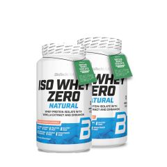 BioTech USA - ISO WHEY ZERO NATURAL - TEJSAVÓFEHÉRJE IZOLÁTUM - 2 X 908 G