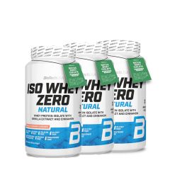 BioTech USA - ISO WHEY ZERO NATURAL - TEJSAVÓFEHÉRJE IZOLÁTUM - 3 X 908 G