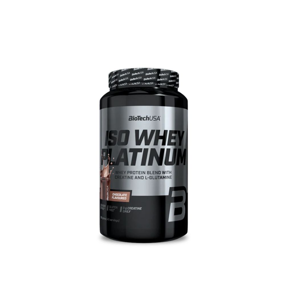 BioTech USA - ISO WHEY  PLATINUM - TEJSAVÓFEHÉRJE IZOLÁTUM - 908 G