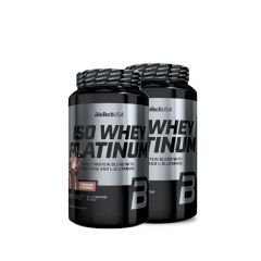 BioTech USA - ISO WHEY PLATINUM - TEJSAVÓFEHÉRJE IZOLÁTUM - 2 X 908 G