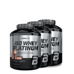 BioTech USA - ISO WHEY PLATINUM - TEJSAVÓFEHÉRJE IZOLÁTUM - 3 X 1816 G