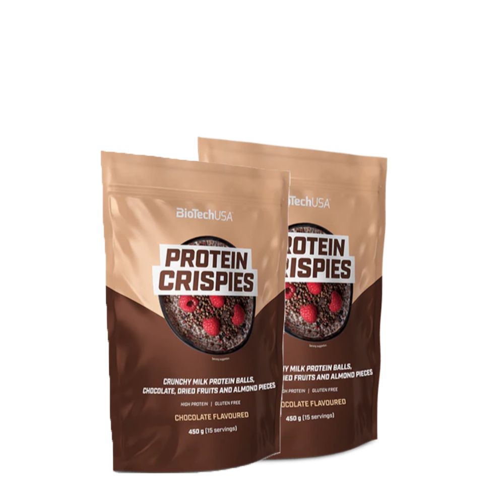 BioTech USA - PROTEIN CRISPIES - CSOKOLÁDÉS - 2 X 450 G