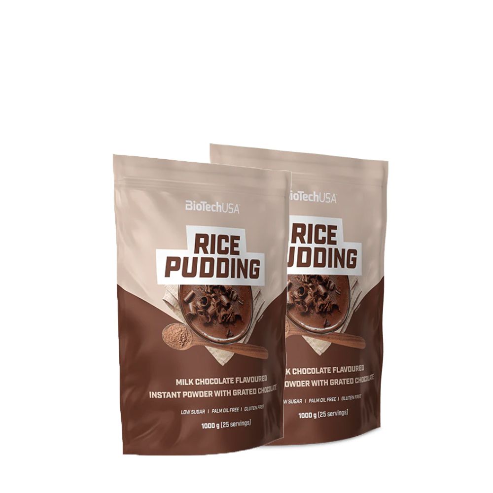 BioTech USA - RICE PUDDING - TEJCSOKOLÁDÉ - 2 x 1000 G