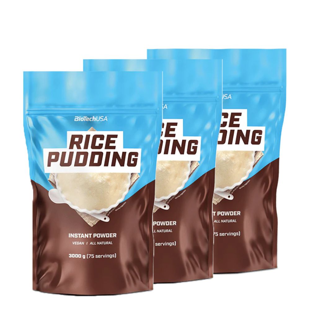 BioTech USA - RICE PUDDING - 3 X 3000 G