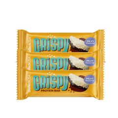 BioTech USA - CRISPY PROTEIN BAR - FEHÉRJESZELET -  TEJES - 3 X 40 G