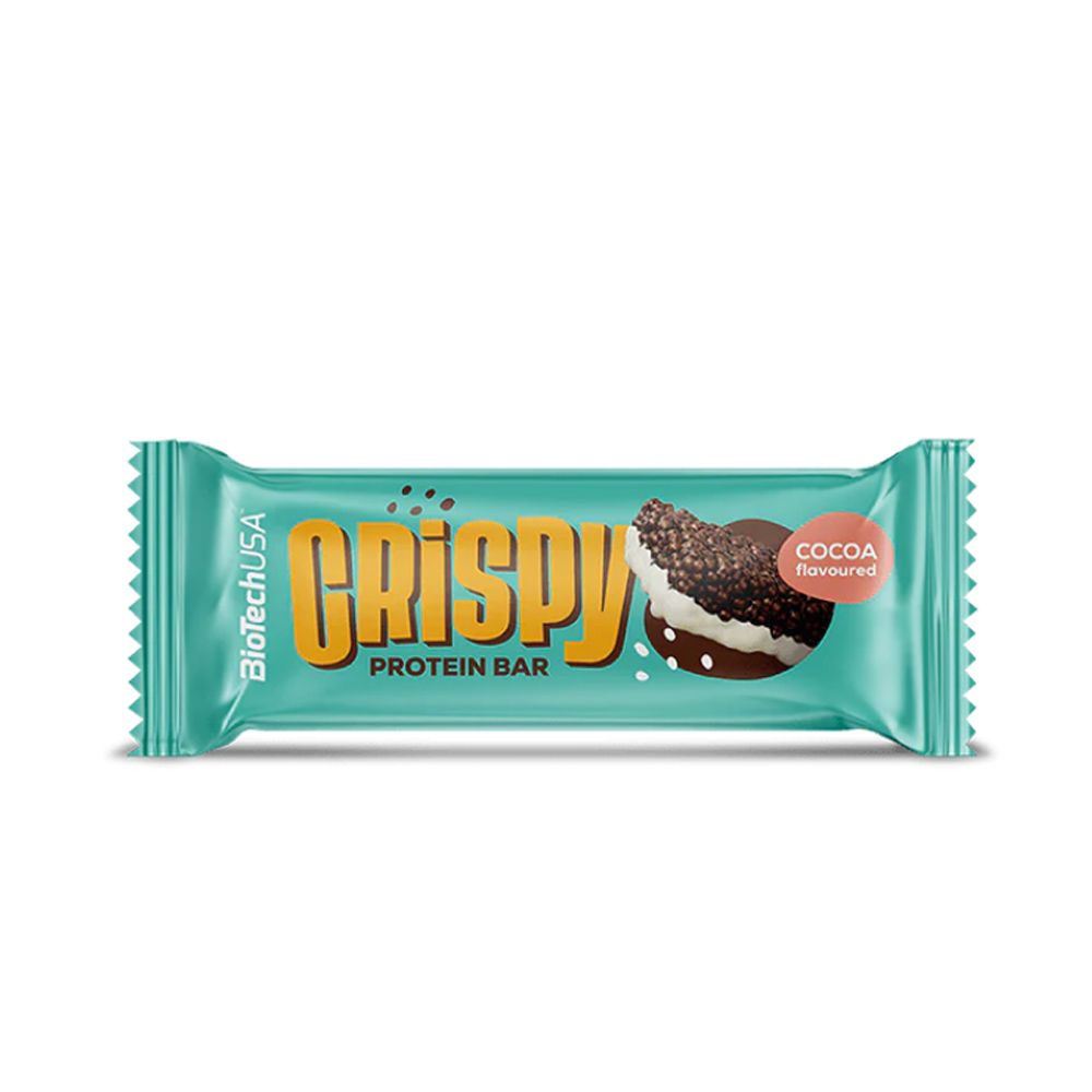 BioTech USA - CRISPY PROTEIN BAR - FEHÉRJESZELET - KAKAÓS - 40 G