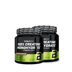 BioTech USA - 100% MICRONIZED CREATIN MONOHYDRATE - ÍZESÍTETT - 2 X 300 G