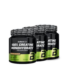 BioTech USA - 100% MICRONIZED CREATIN MONOHYDRATE - ÍZESÍTETT - 3 X 300 G
