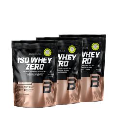 BioTech USA - ISO WHEY ZERO CAFFÉ LATTE - IZOLÁTUM ALAPÚ TEJSAVÓFEHÉRJE - 3 X 454 G
