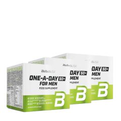 BioTech USA - ONE-A-DAY 50+ FOR MEN - MULTIVITAMIN - 3 x 30 CSOMAG