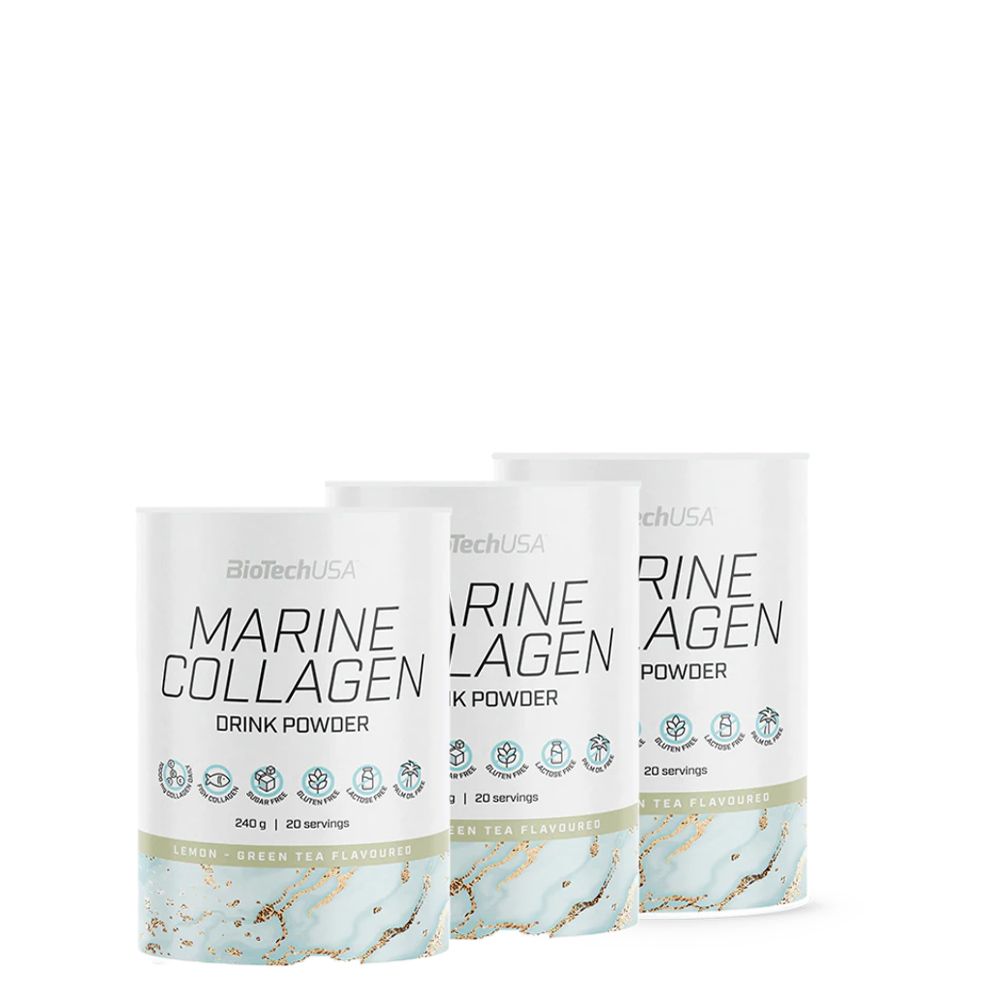 BioTech USA - MARINE COLLAGEN ITALPOR - 3 x 240 G