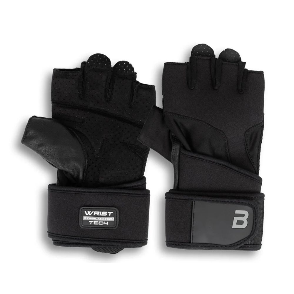 BioTech USA - KYLE CSUKLÓSZORÍTÓS BŐR EDZŐKESZTYŰ - FEKETE