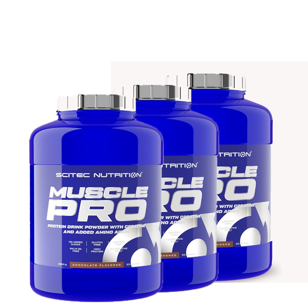 SCITEC NUTRITION - MUSCLE PRO - 3 x 2500 G