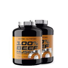 SCITEC NUTRITION - 100% BEEF MUSCLE - CSOKOLÁDÉ ÍZBEN - 2 X 3180 G