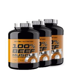 SCITEC NUTRITION - 100% BEEF MUSCLE - CSOKOLÁDÉ ÍZBEN - 3 X 3180 G