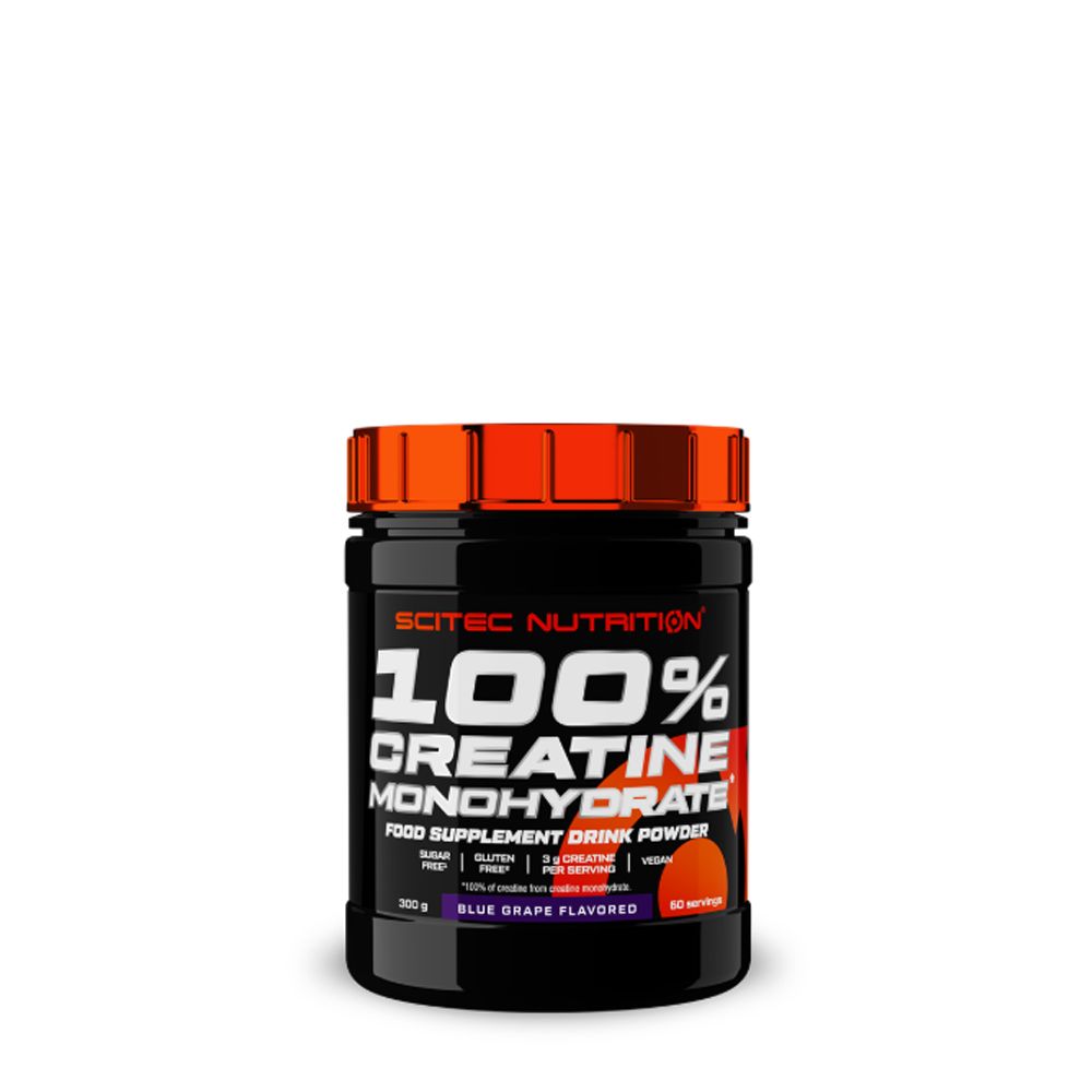 SCITEC NUTRITION - 100 % CREATINE MONOHYDRATE - ÍZESÍTETT - 300 G 
