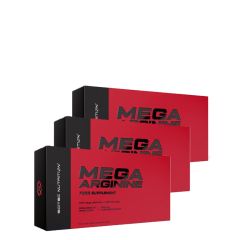 SCITEC NUTRITION - MEGA ARGININE - HIGH DOSE ARGININE CAPSULE - 3 X 120 KAPSZULA