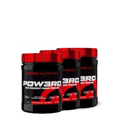 SCITEC NUTRITION - POW3RD! 2.0 - COMPLEX PRE-WORKOUT CONCENTRATE -3 x 350 G