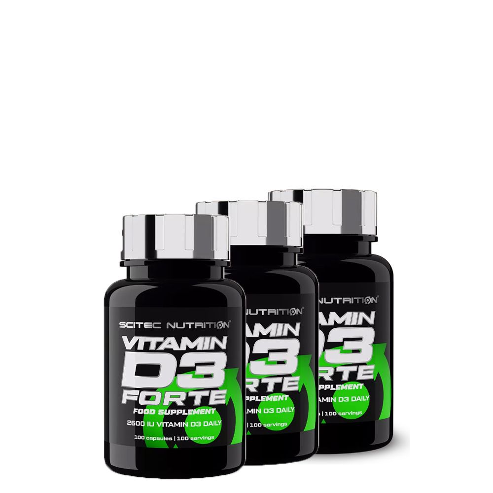 SCITEC NUTRITION - VITAMIN D3 FORTE - 3 x 100 KAPSZULA
