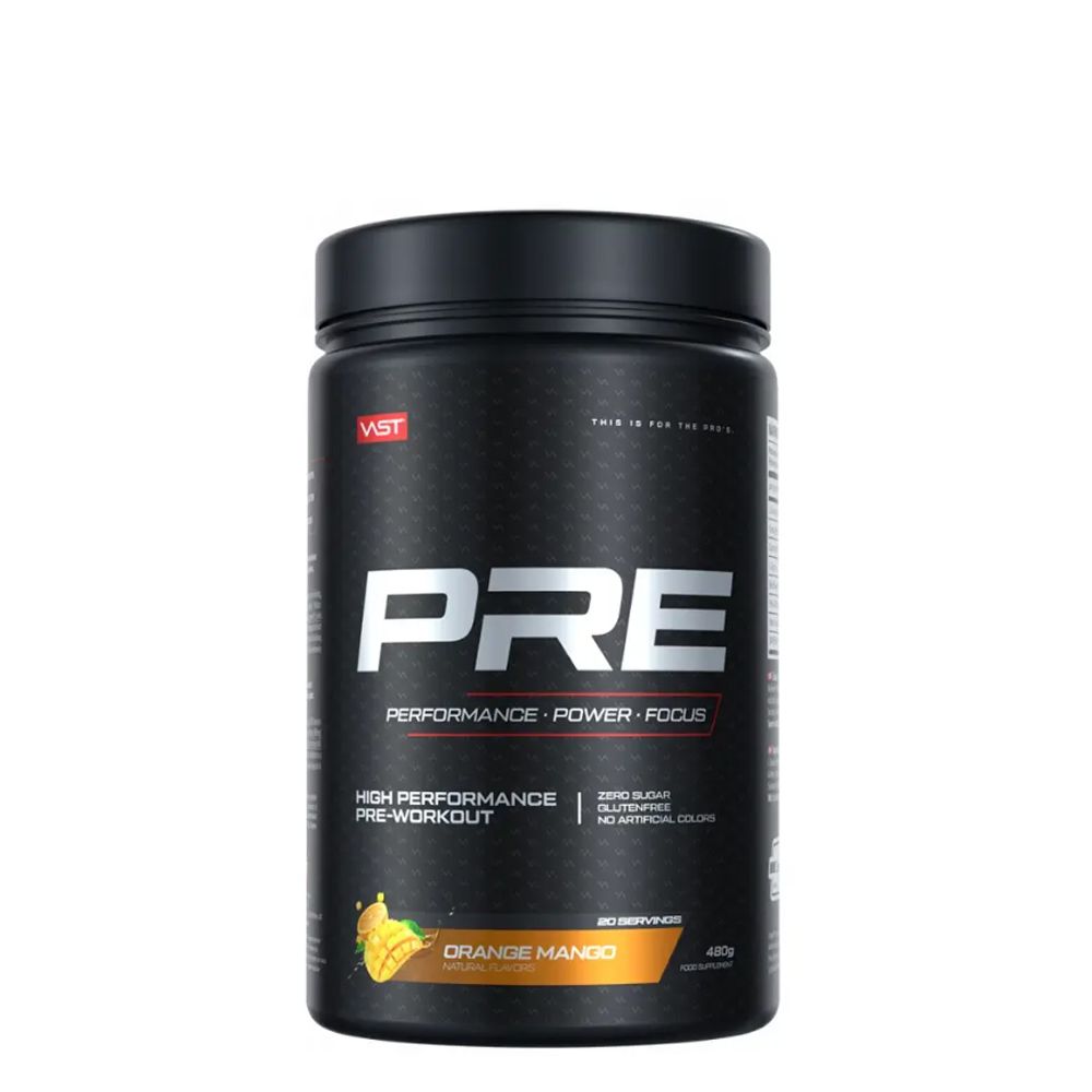 VAST - PRE - EDZÉS ELŐTTI ITALPOR - 480 G