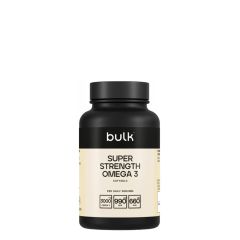 BULK - SUPER STRENGTH OMEGA 3 - 90 LÁGYKAPSZULA