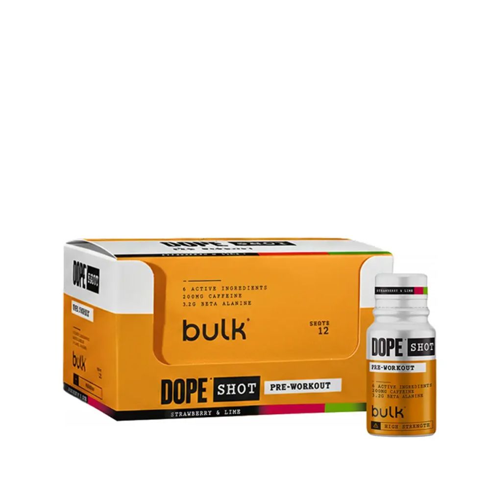 BULK - DOPE PRE WORKOUT SHOT - 12 X 60 ML