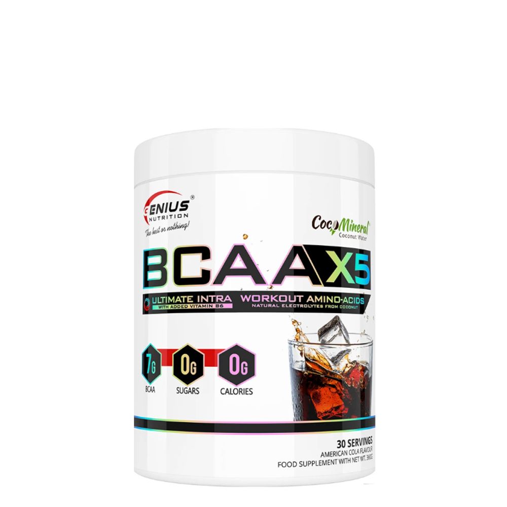GENIUS NUTRITION - BCAA X5 - 360 G