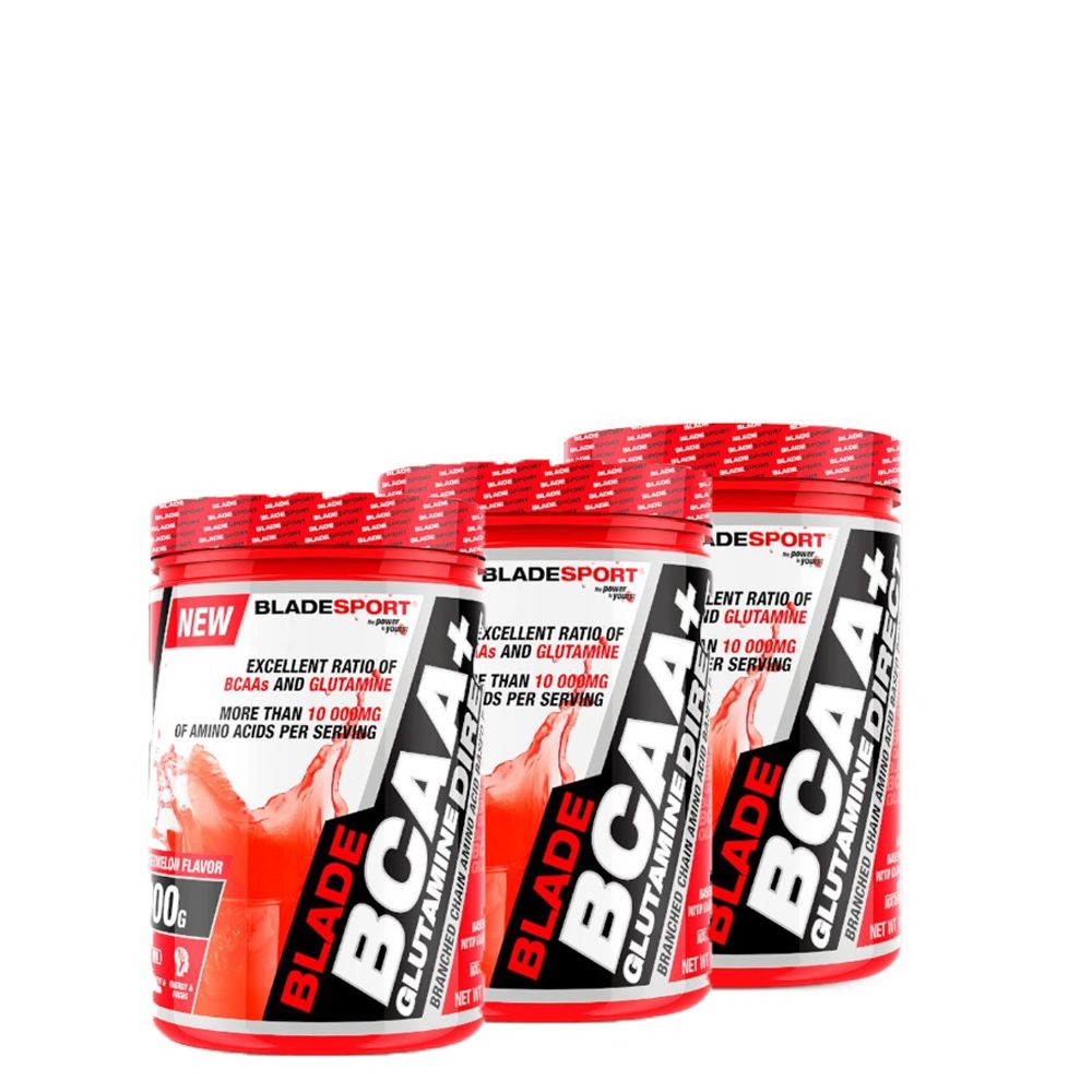 BLADE SPORT - BCAA + GLUTAMINE DIRECT - 3 X 600 G