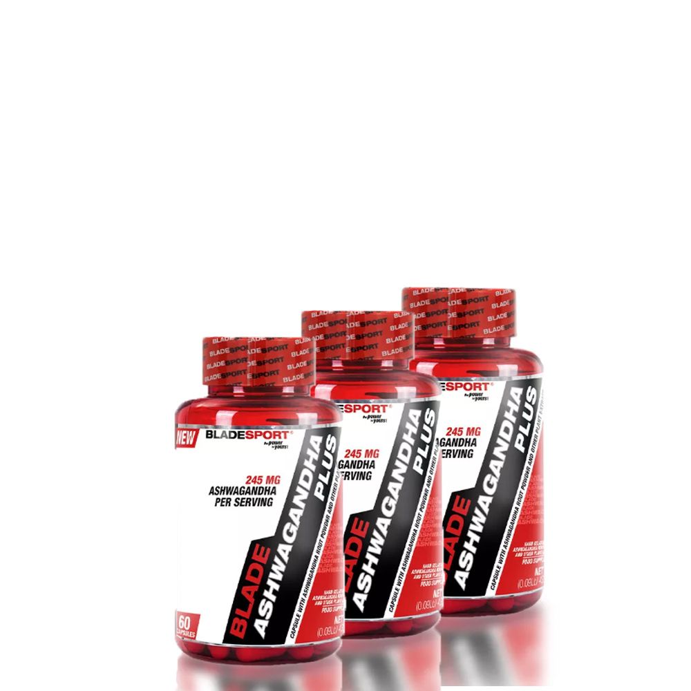 BLADE SPORT - ASHWAGANDHA PLUS - 3 x 60 KAPSZULA