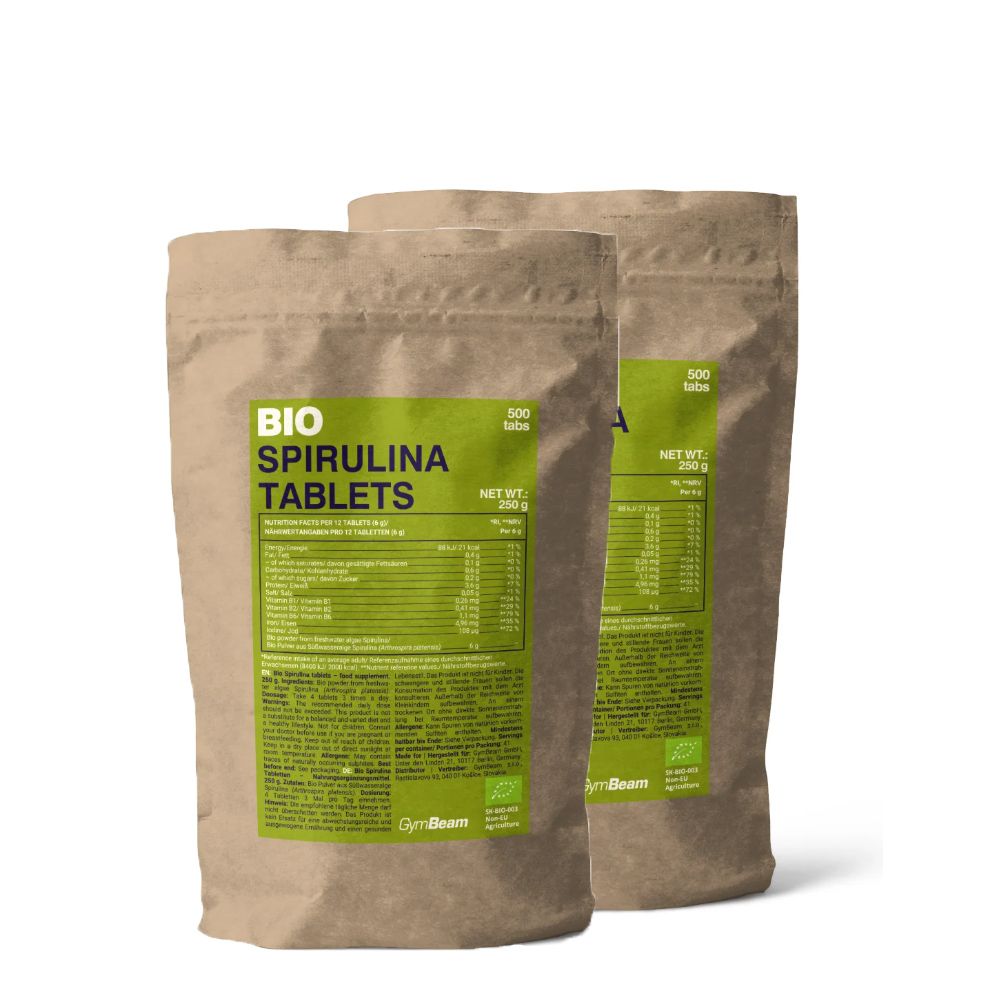 GYMBEAM - BIO SPIRULINA 500 MG - 2 x 500 TABLETTA