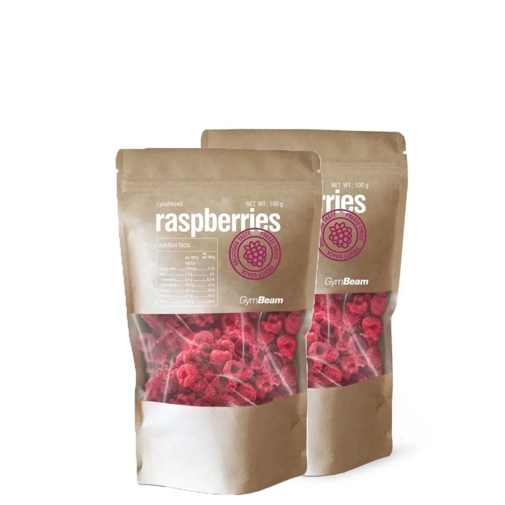 GYMBEAM - LIOFILIZÁLT  MÁLNA - 2 x 100 G