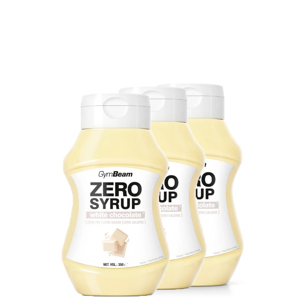 GYMBEAM - ZERO FEHÉR CSOKOLÁDÉ SZIRUP - 3 x 350 ML