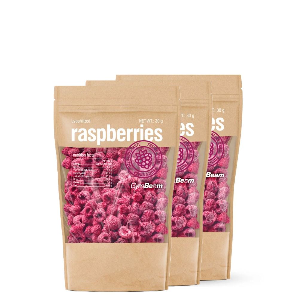 GYMBEAM - LIOFILIZÁLT  MÁLNA - 3 x 30 G