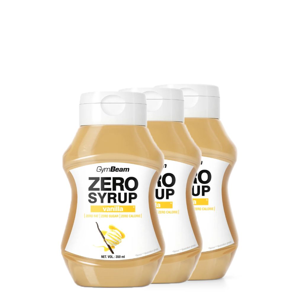 GYMBEAM - ZERO VANÍLIA SZIRUP - 3 x 350 ML
