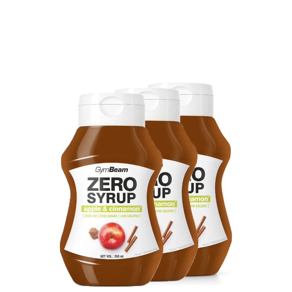 GYMBEAM - ZERO ALMA ÉS FAHÉJ SZIRUP - 3 X 350 ML