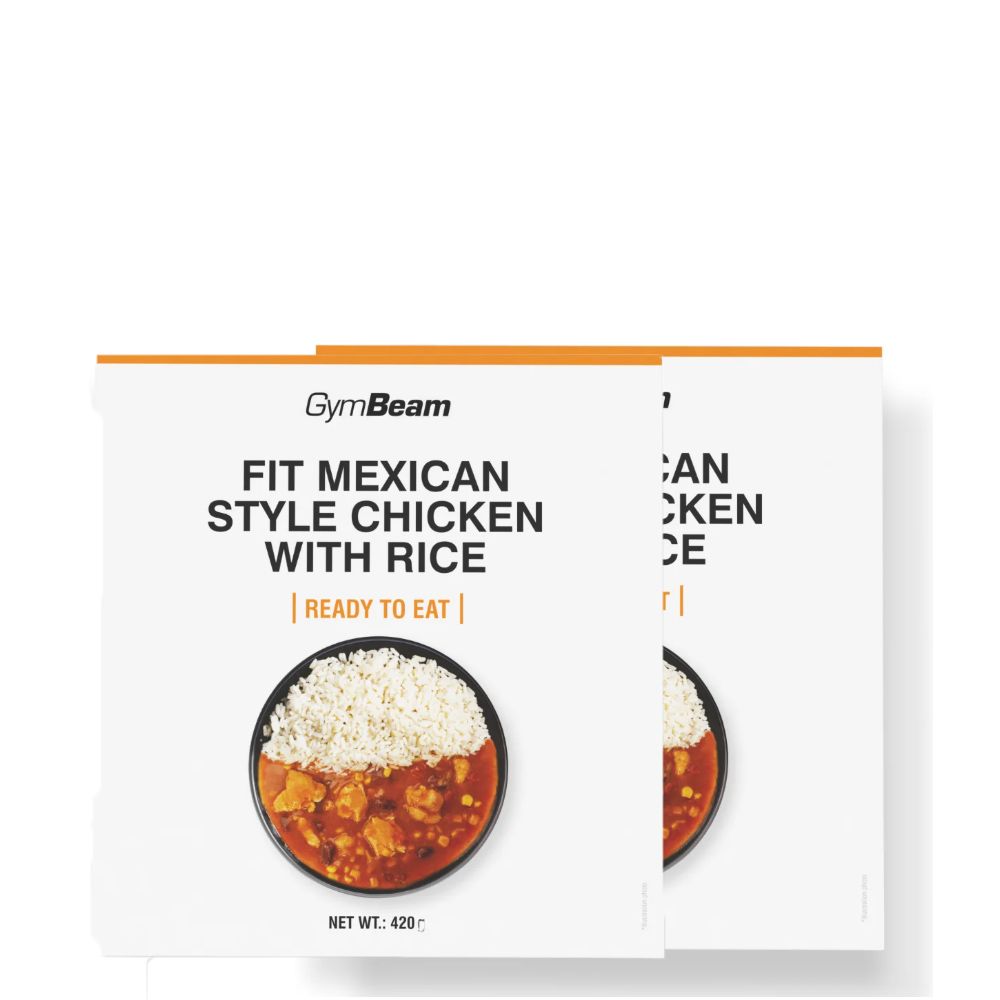 GYMBEAM - FIT RTE MEXIKÓI CSIRKE RIZS - 2 X 420 G