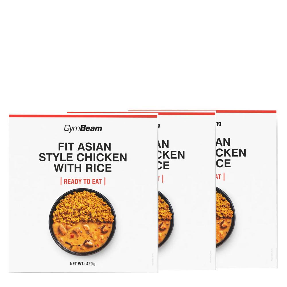 GYMBEAM - FIT RTE ÁZSIAI CSIRKE RIZS - 3 X 420 G