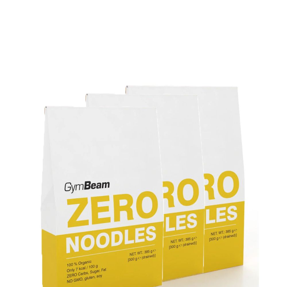 GYMBEAM - BIO ZERO NOODLES - 3 X 385 G