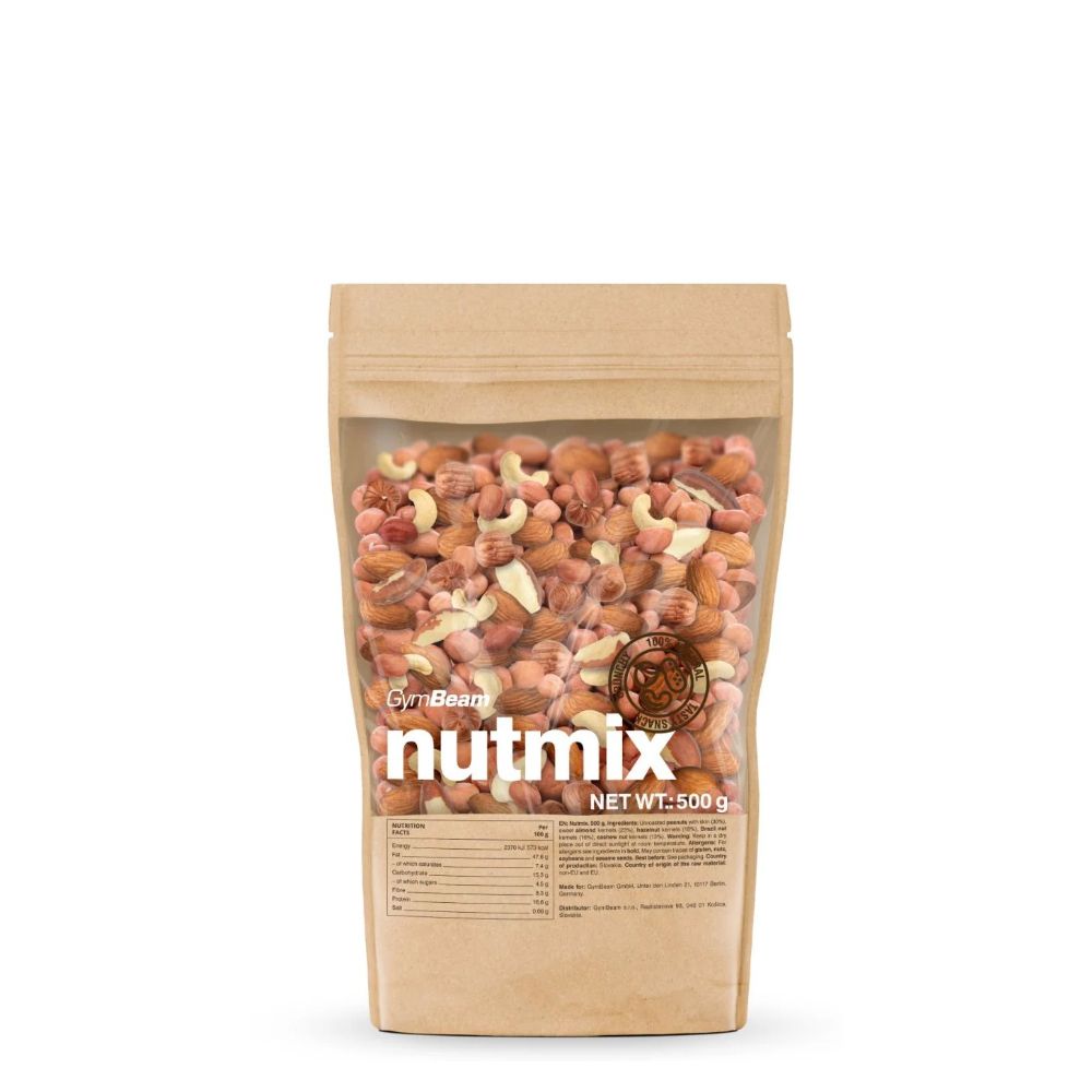 GYMBEAM - NATÚR DIÓFÉLÉK KEVERÉKE - 500 G