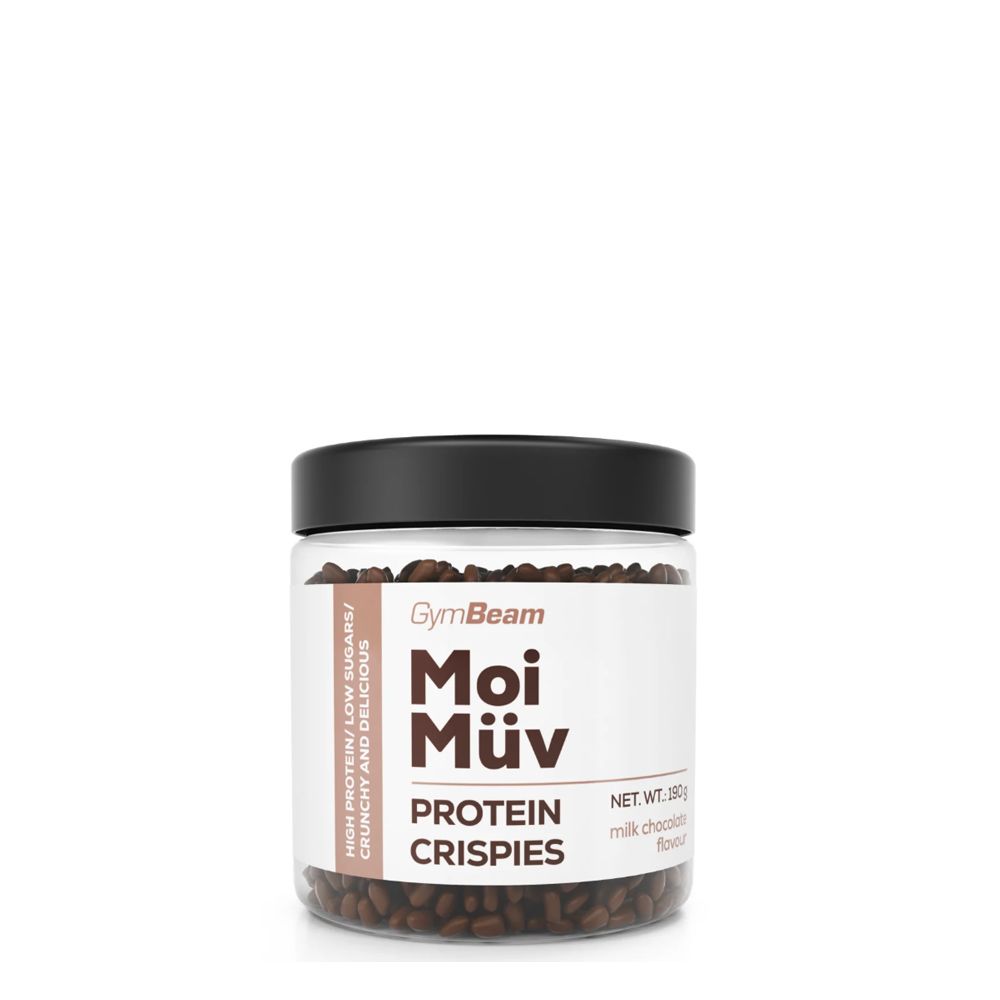 GYMBEAM - MOIMÜV PROTEIN CRISPIES - TEJCSOKOLÁDÉ - 190 G