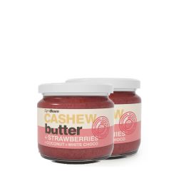 GYMBEAM - KESUVAJ KÓKUSSZAL FEHÉR CSOKIVAL ÉS EPERREL - 2 X 340 G